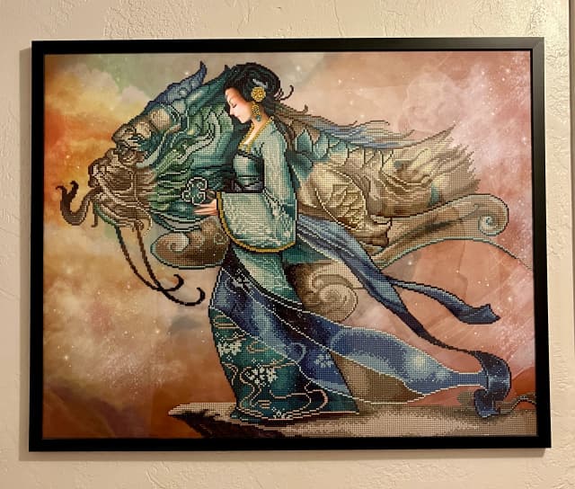 Custom frame from Adina Kelley's review