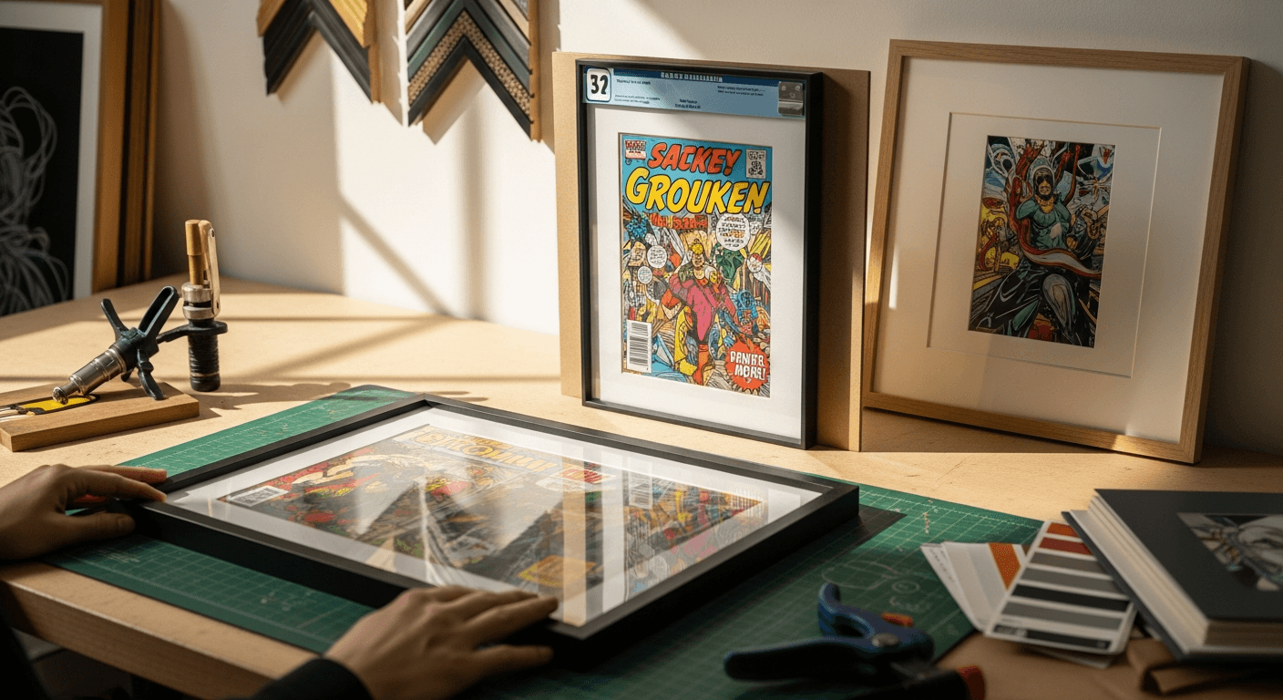 How To Frame A Comic Book