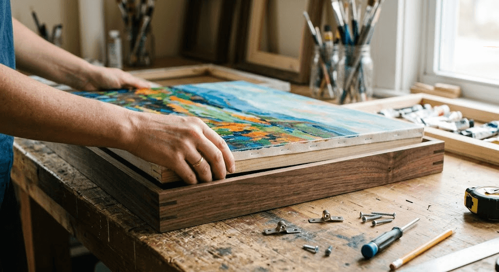 How To Install Canvases Into Frames