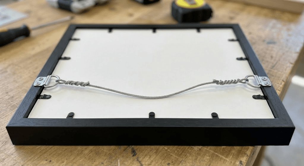 Installing Picture Frame Hanging Hardware
