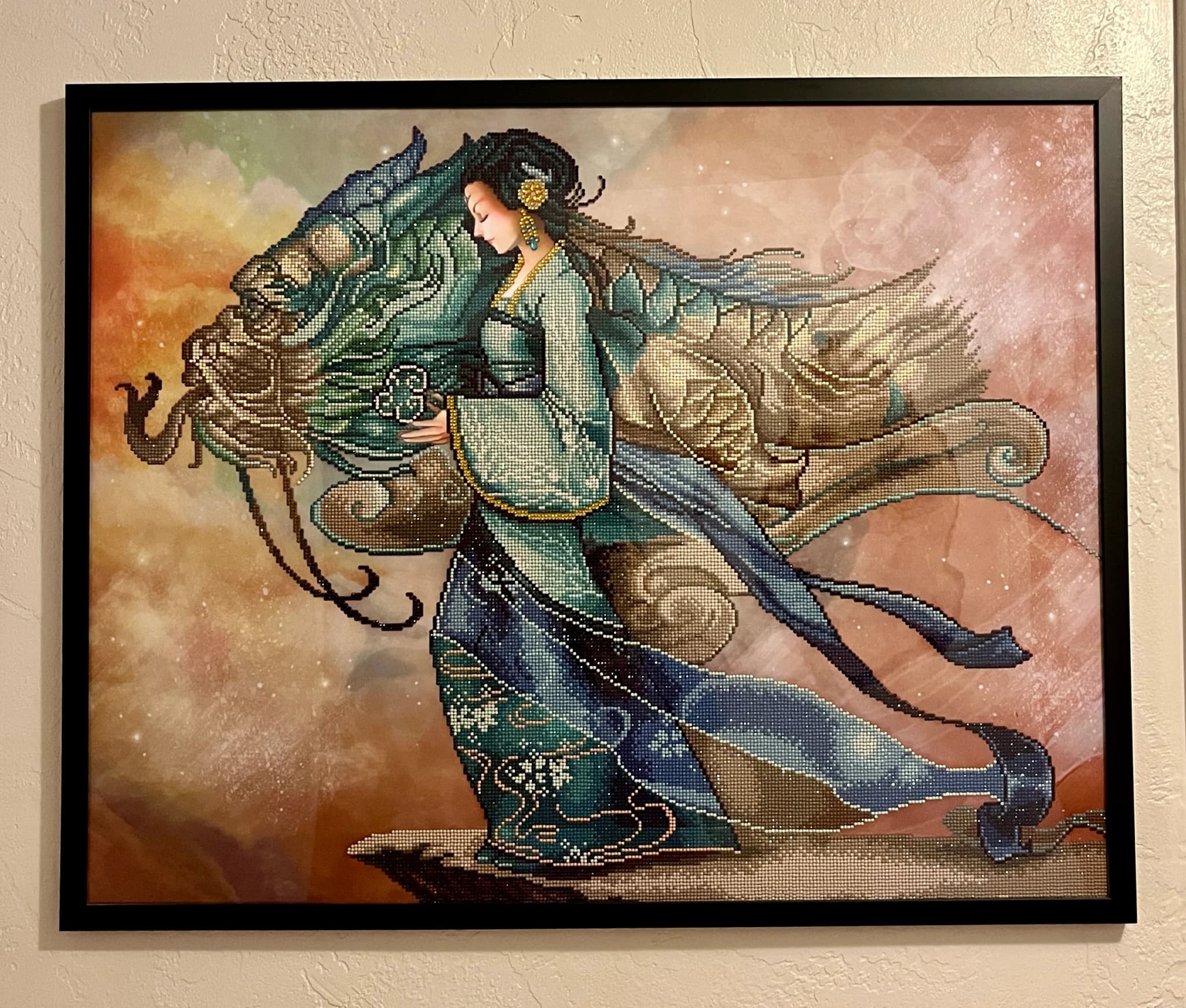Custom frame from Adina Kelley's verified review