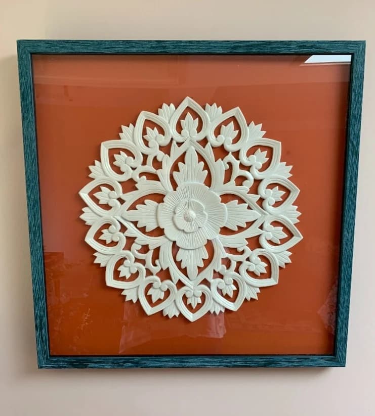 Custom frame from Karen Tiefenwerth's verified review