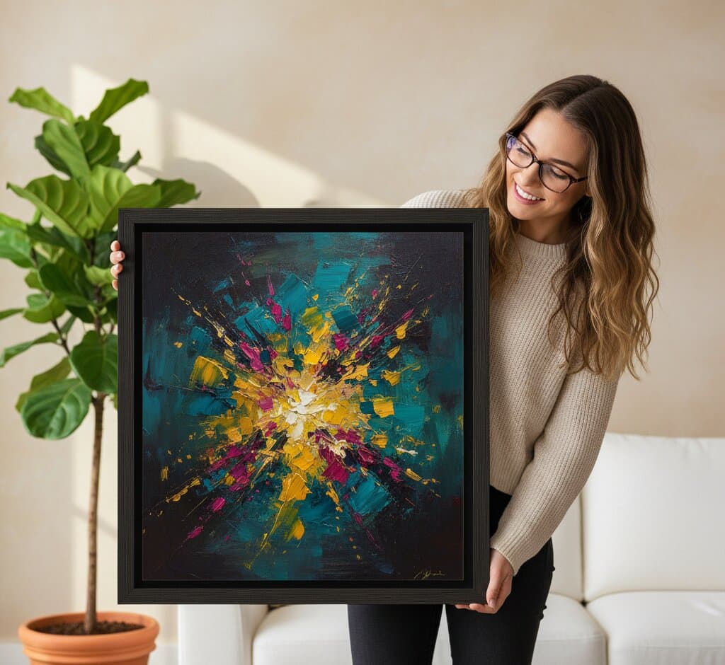 Black Barnwood Frame on a gallery wall (2)