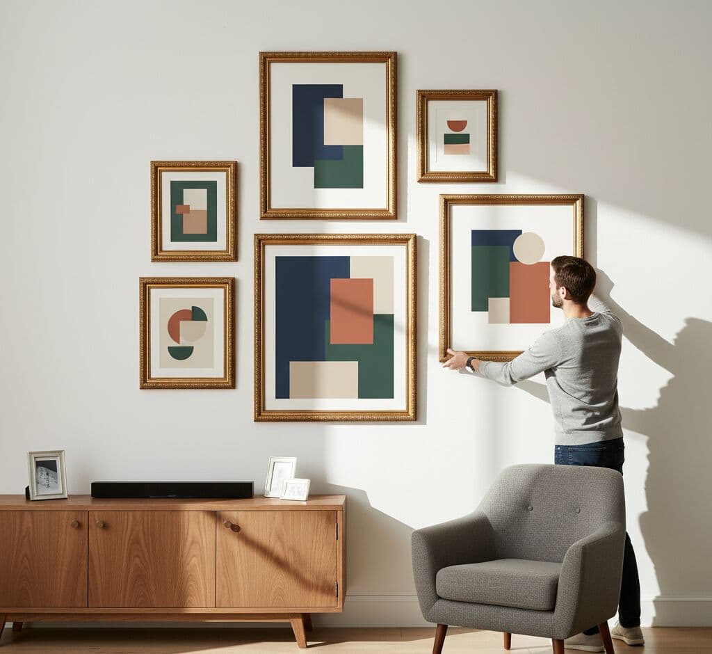 Gallery style frames in custom sizes
