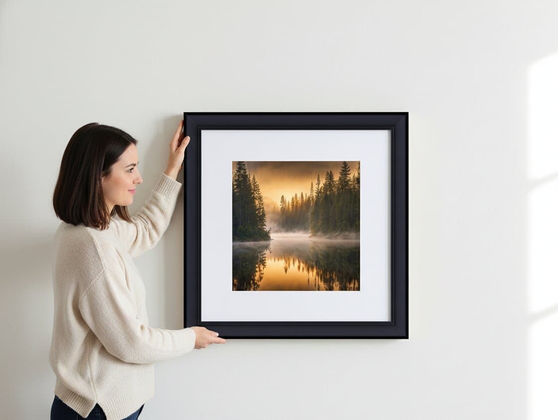 Modern style frames in custom sizes