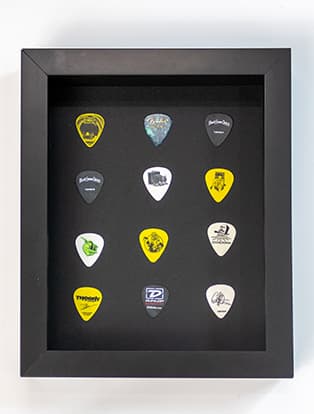 Matte Black Standard Depth on a gallery wall
