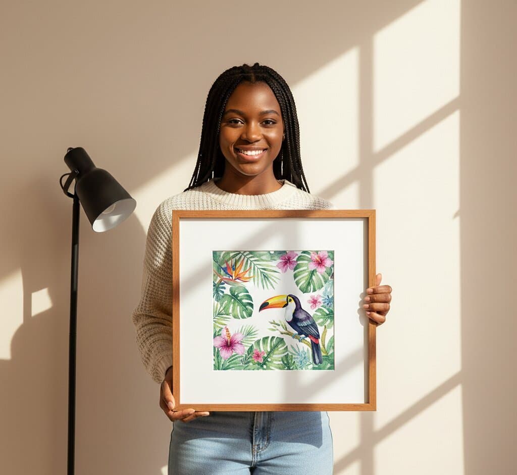 Brown frames in custom sizes