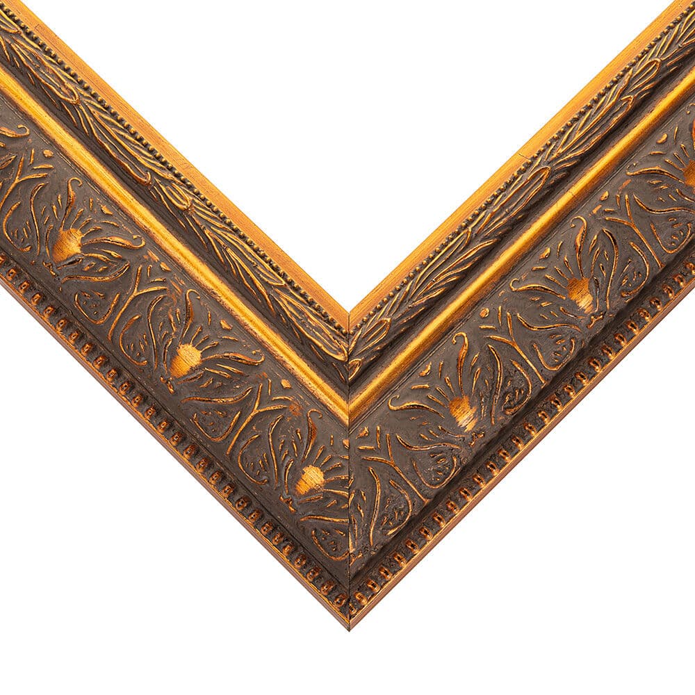 Wide Gold Frame gallery frame 2.5" width