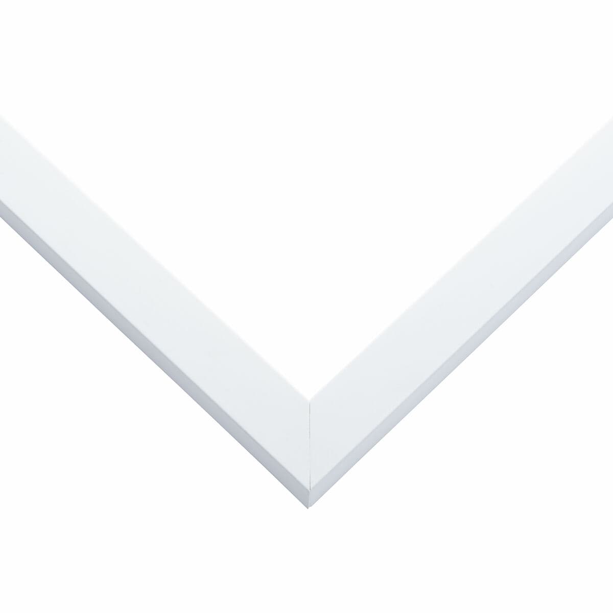 White wood frames