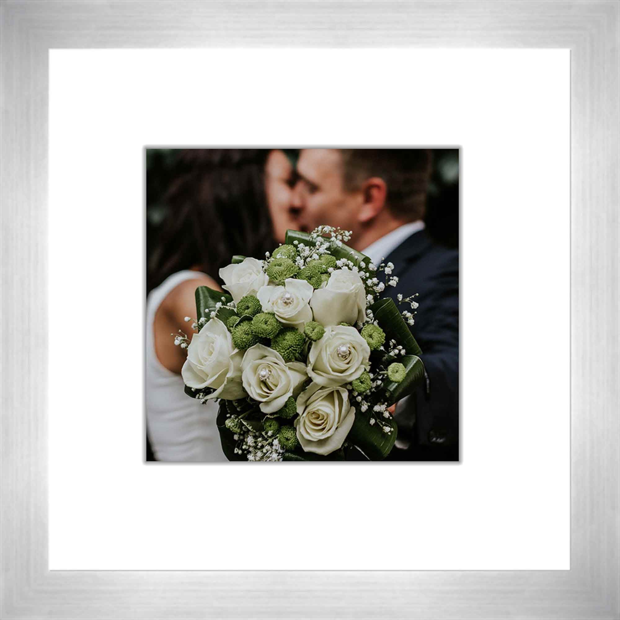 Silver Picture Frame in a living room setting