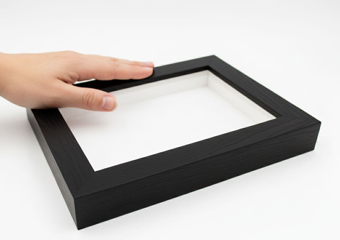 Slim Matte Black Deep in a coastal or beach-house room