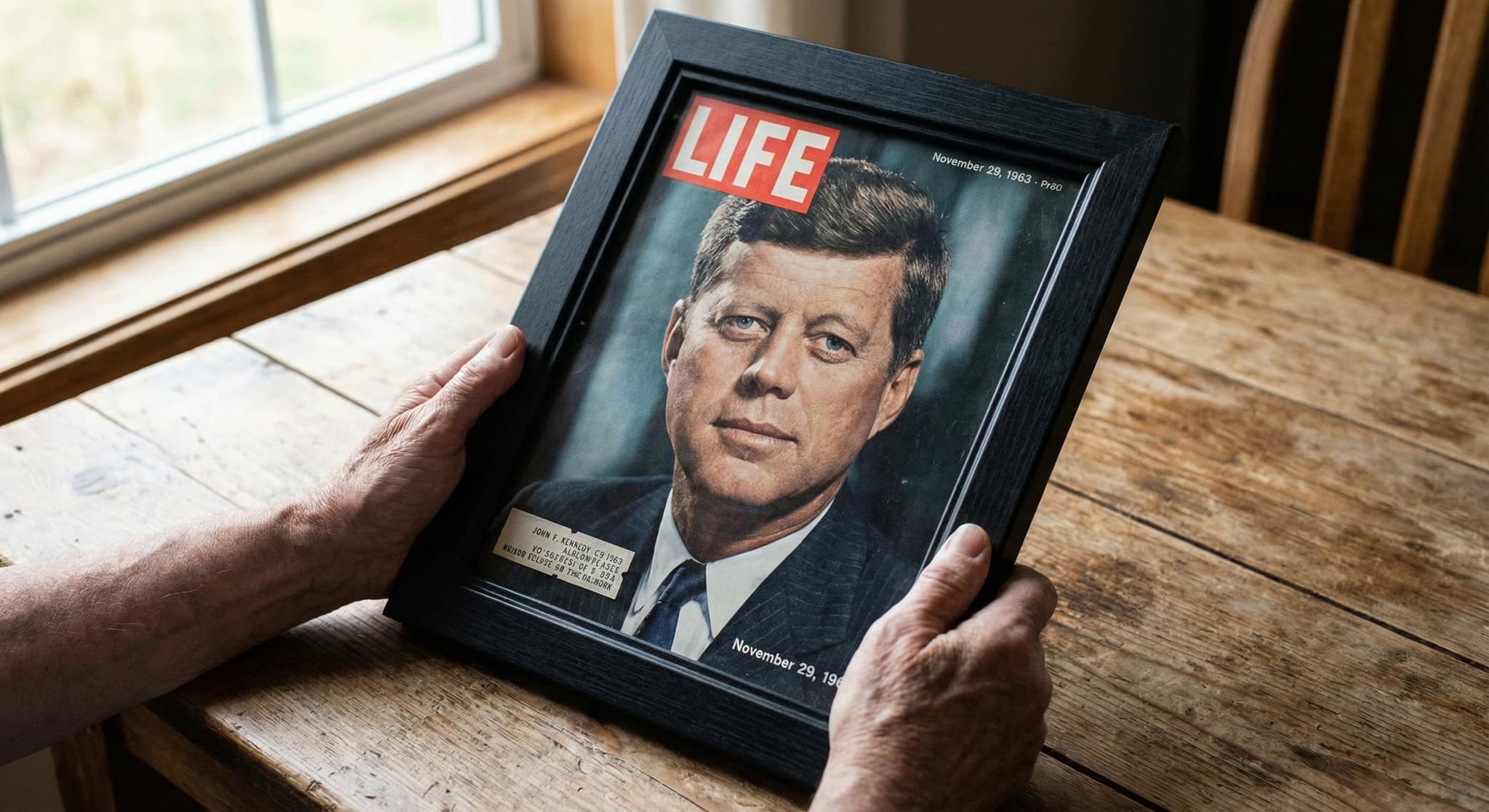 LIFE Magazine JFK memorial cover professionally framed