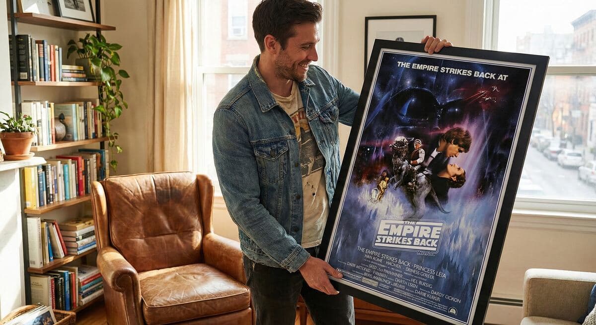 Custom framed movie poster
