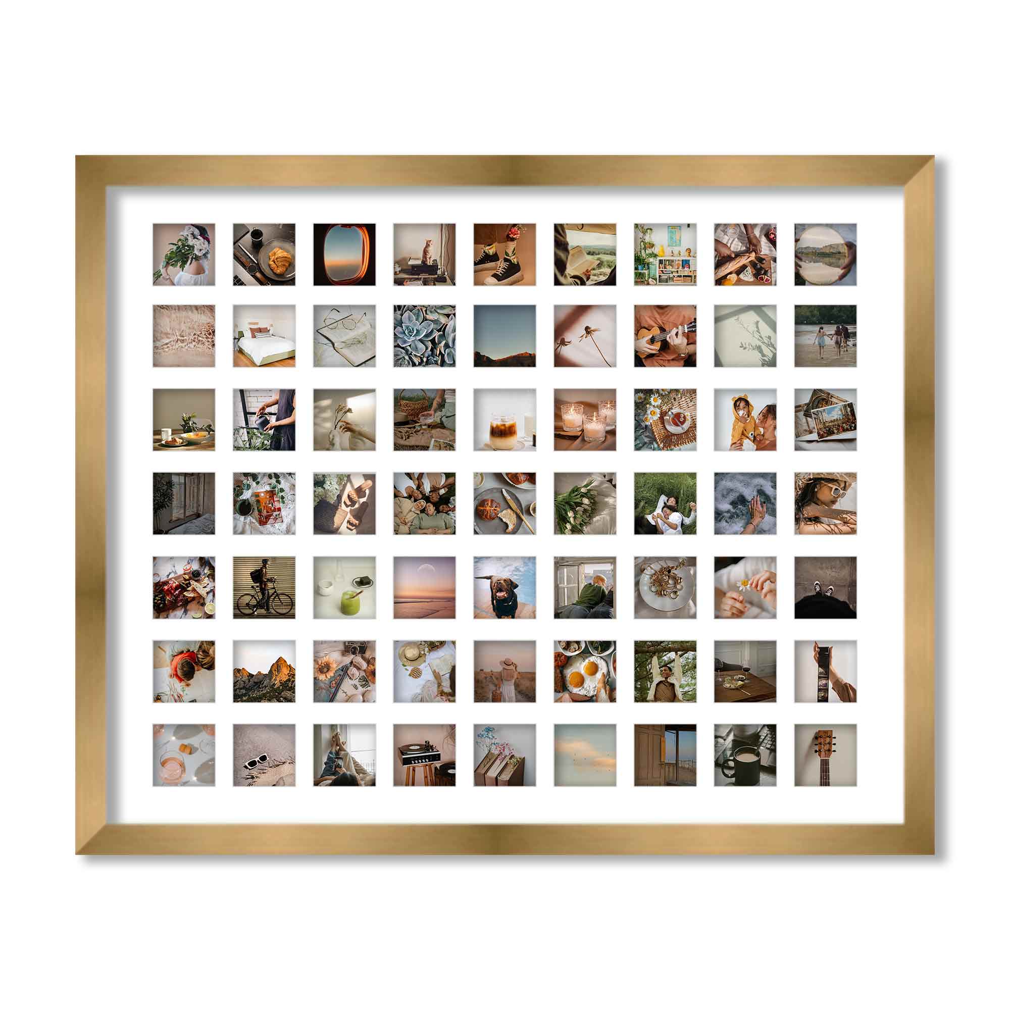 Gold Matted Instagram Photo Frames