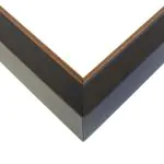 Black Wood Canvas Frame Corner thumbnail