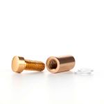 16x16 Floating Acrylic Frame with Copper Standoff Wall Hardware thumbnail