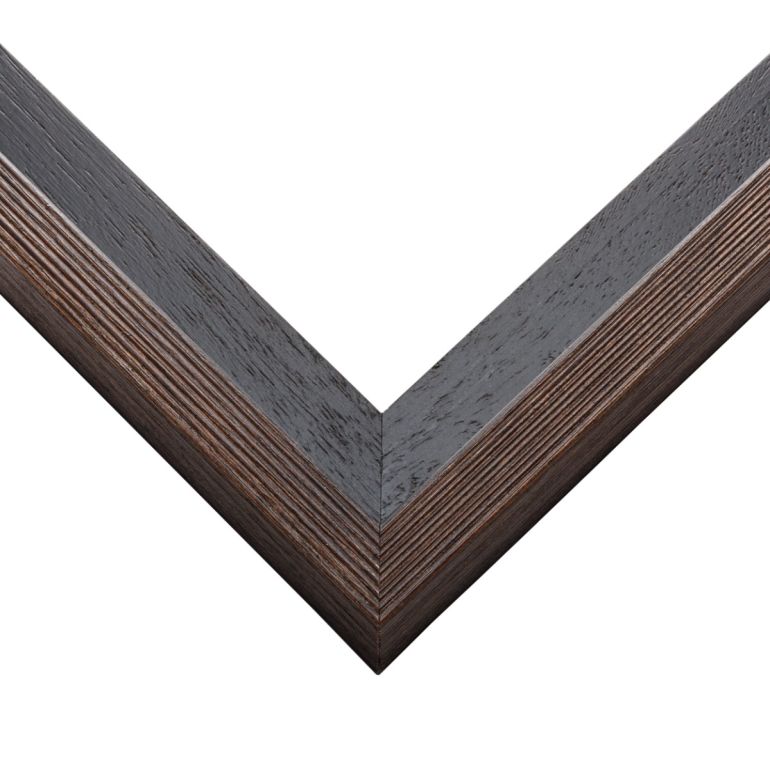 Distressed Brown Floater Frame