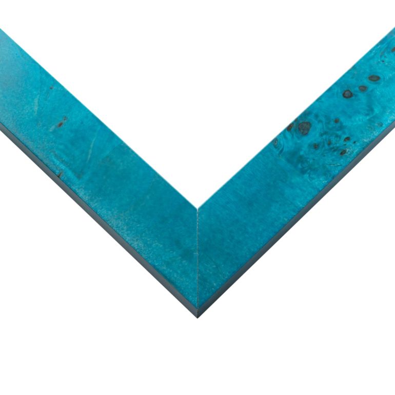 Blue Wood Picture Frame Corner