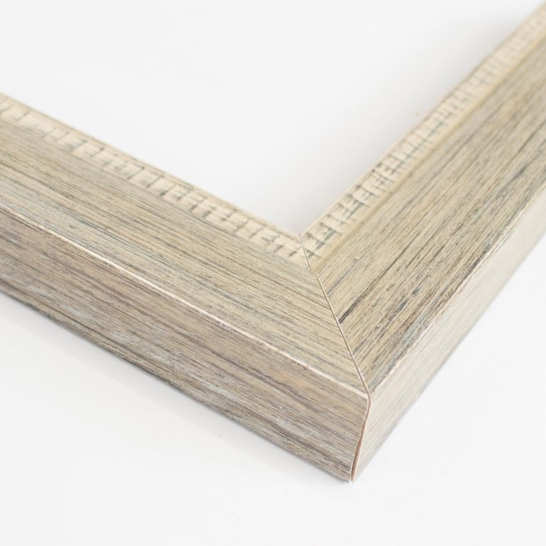 Grey Wood Picture Frame Corner