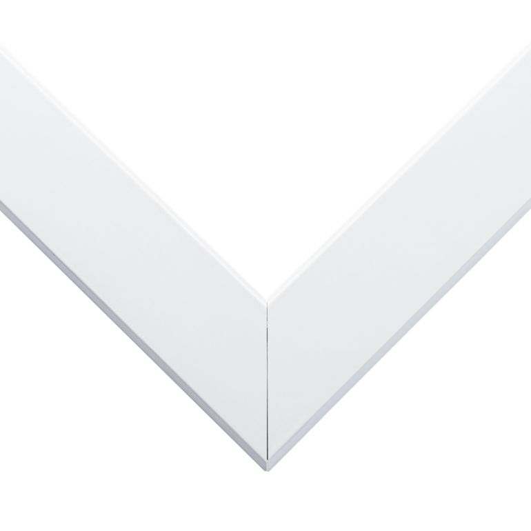 White Wood Picture Frame Corner