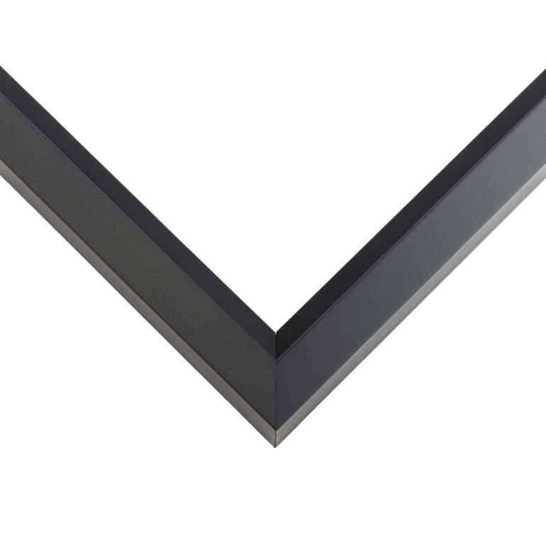 Black Wood Canvas Frame Corner