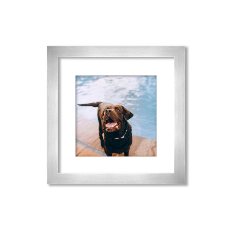 Silver Matted Instagram Photo Frame