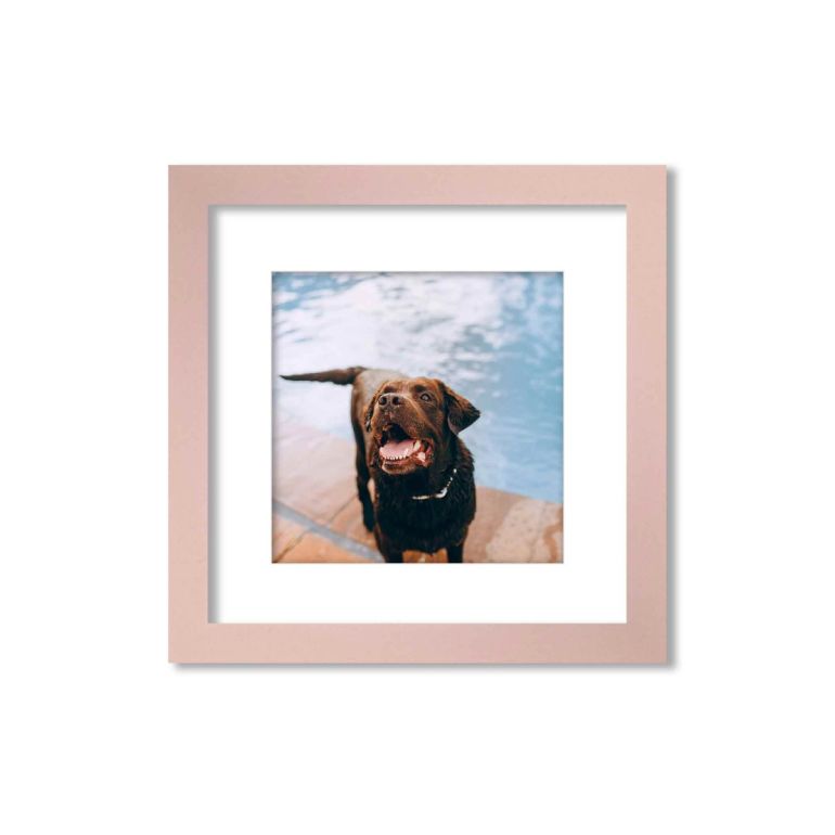 Rose Gold Matted Instagram Photo Frame