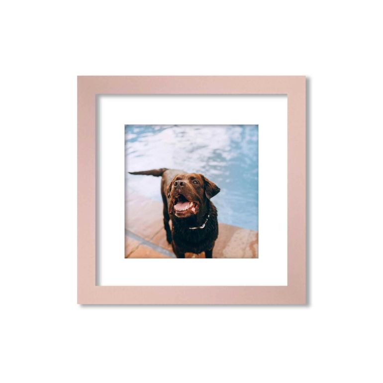 Rose Gold Matted Instagram Photo Frame for 1 Photo