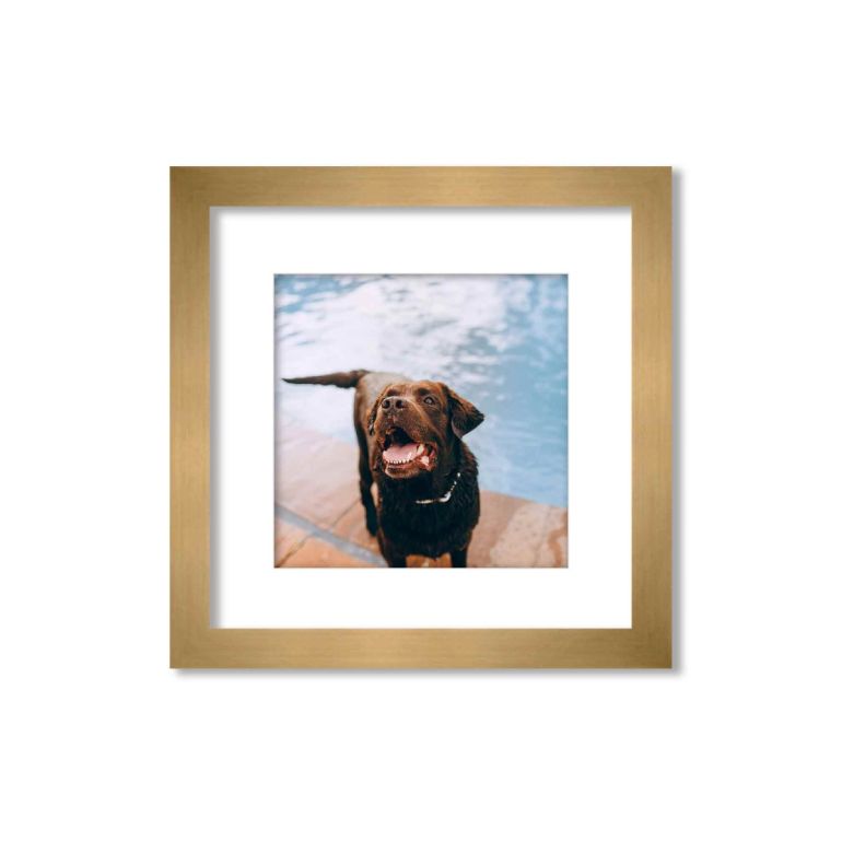 Gold Matted Instagram Photo Frame