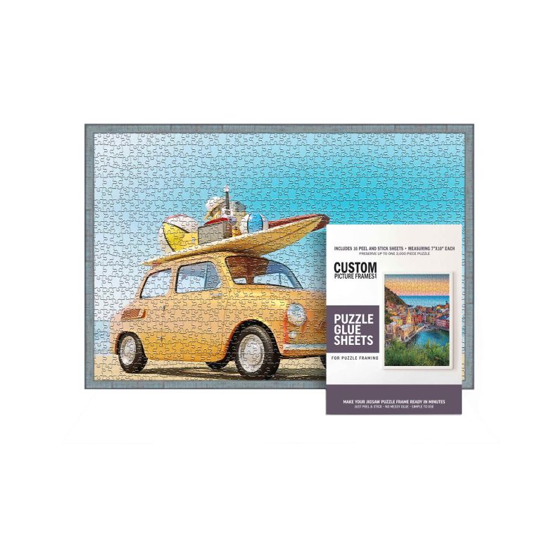 Rustic Blue Jigsaw Puzzle Frame for 26.5 in x 38.5 in Puzzles