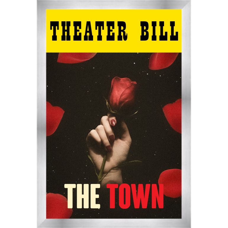 Silver Playbill Frame