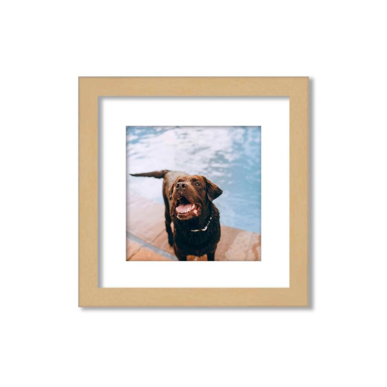 Natural Matted Instagram Photo Frame for 1 Photo