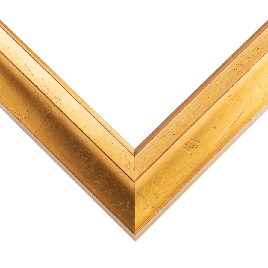 Antique Gold Reverse Slope Picture Frame