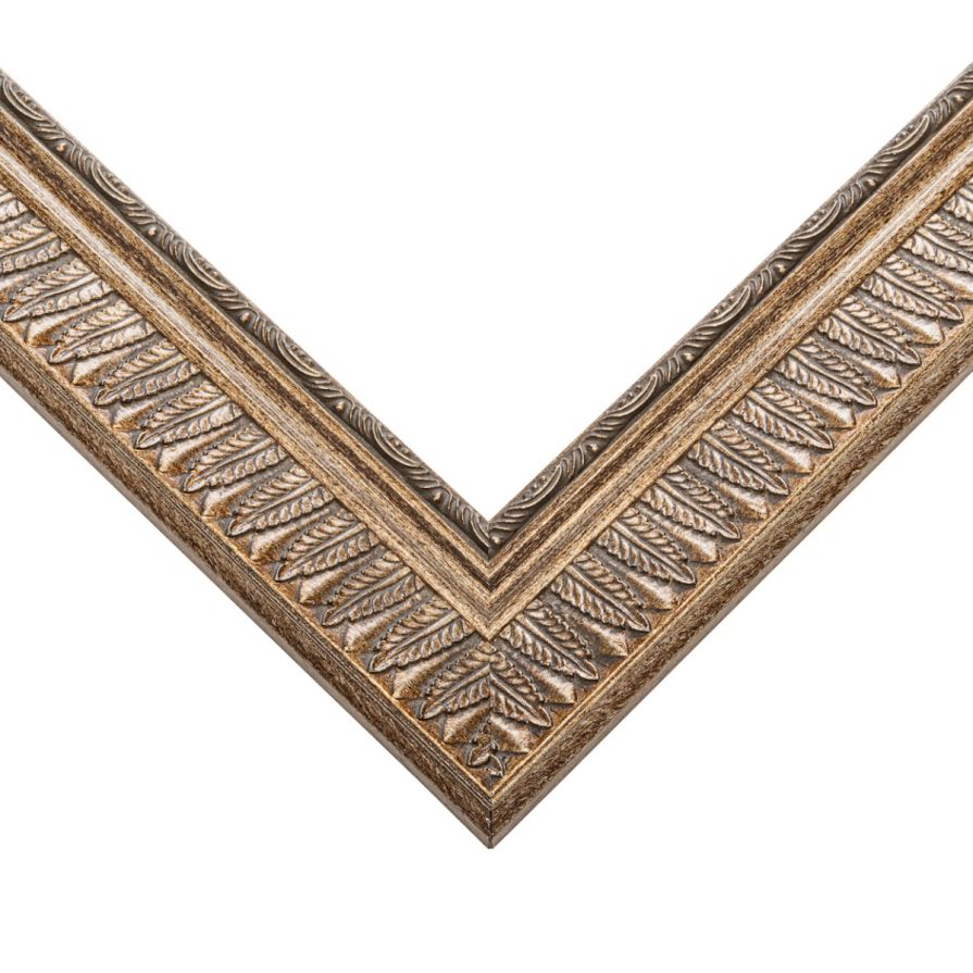 Ornate Pewter Picture Frame