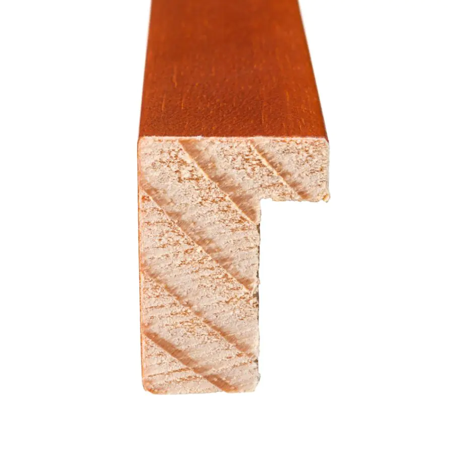 Honey Pecan Flat Shadow Box