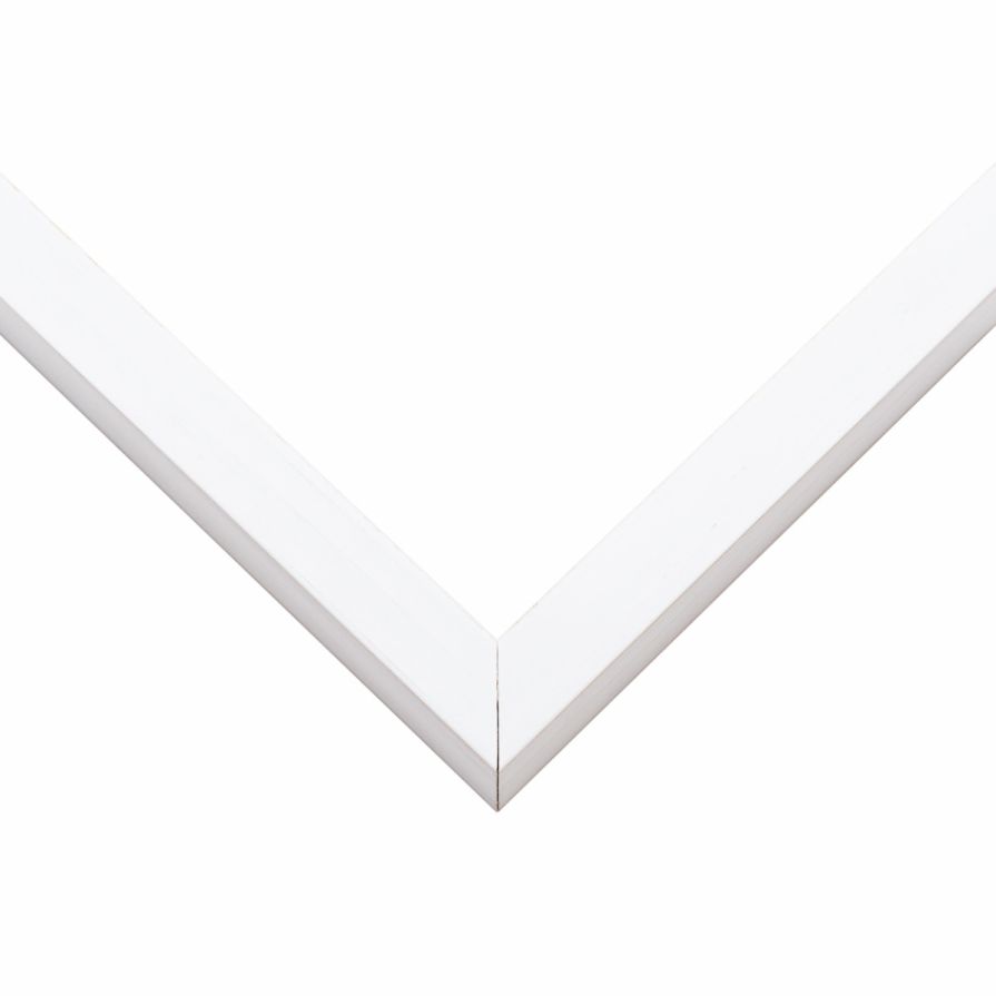 White Washed Flat Shadow Box