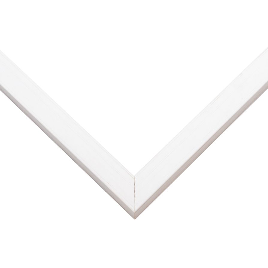 White Washed Flat Picture Frame