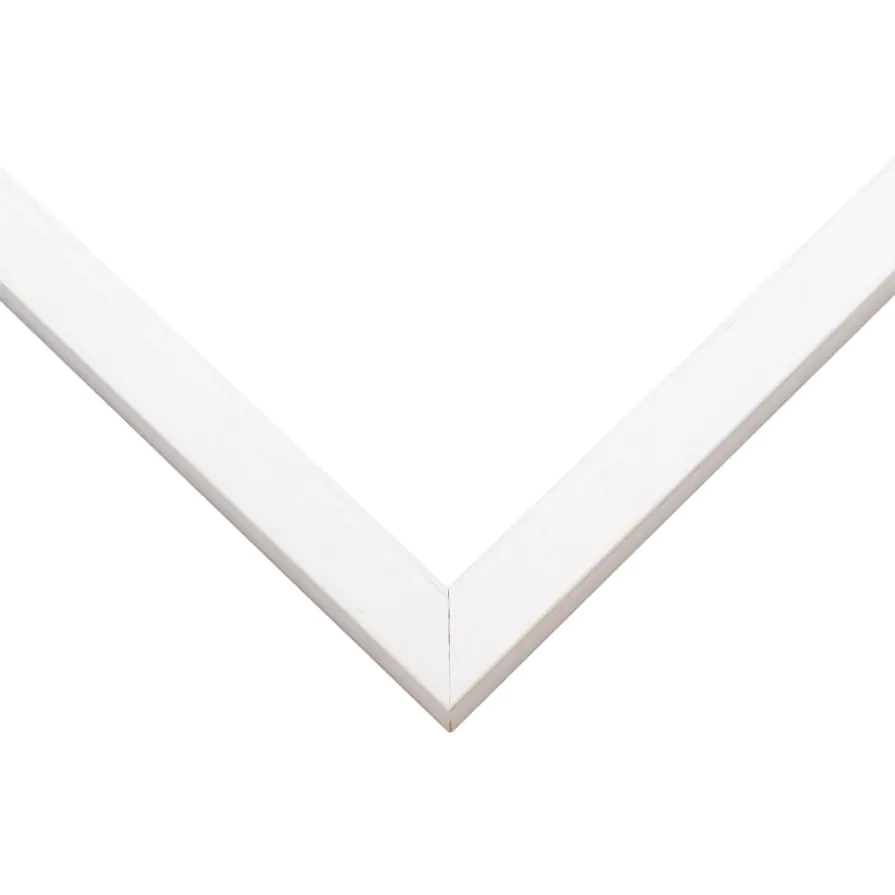 White Washed Flat Picture Frame