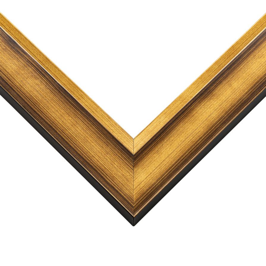 Antique Gold Beveled Picture Frame