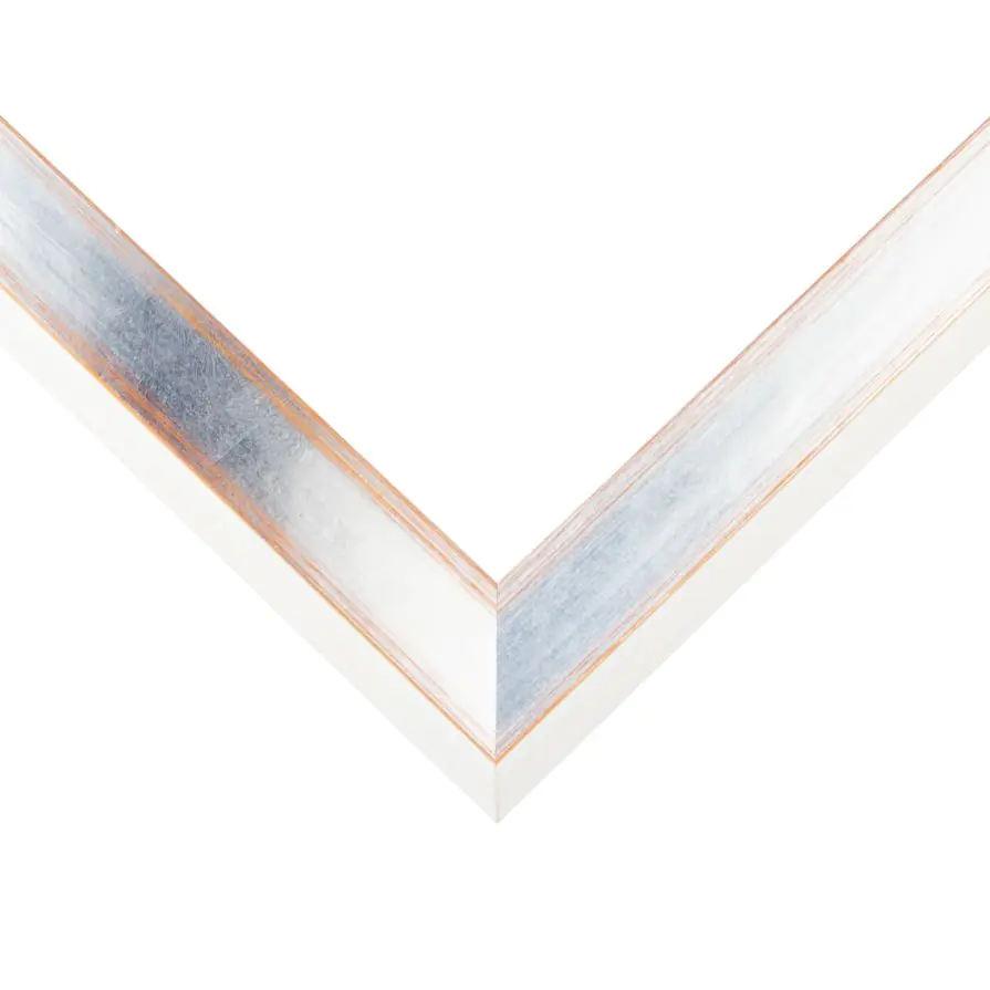 Brushed Silver Shadow Box