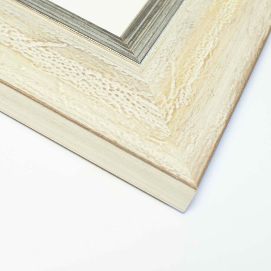 White Washed Wood Picture Frame