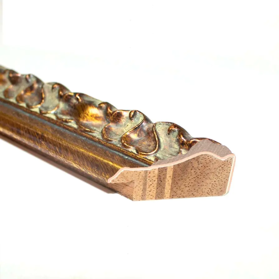 Gold Wood Picture Frame Moulding