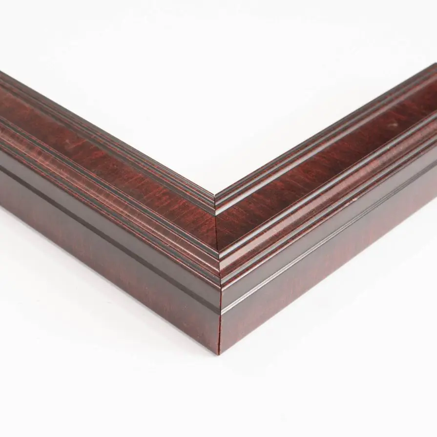 Mahogany Wood Picture Frame Corner