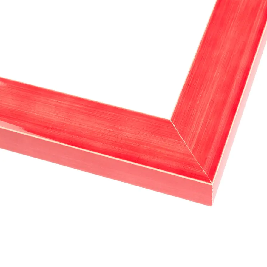 Red Wood Picture Frame Corner