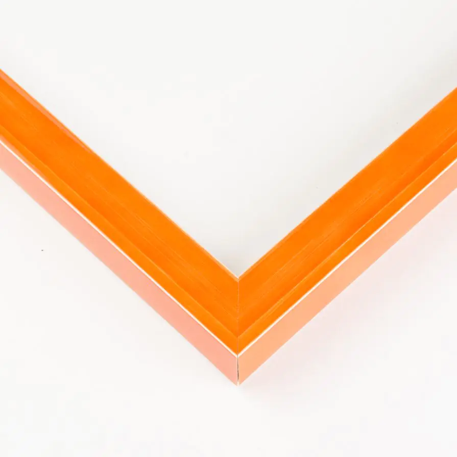 Orange Wood Picture Frame Corner