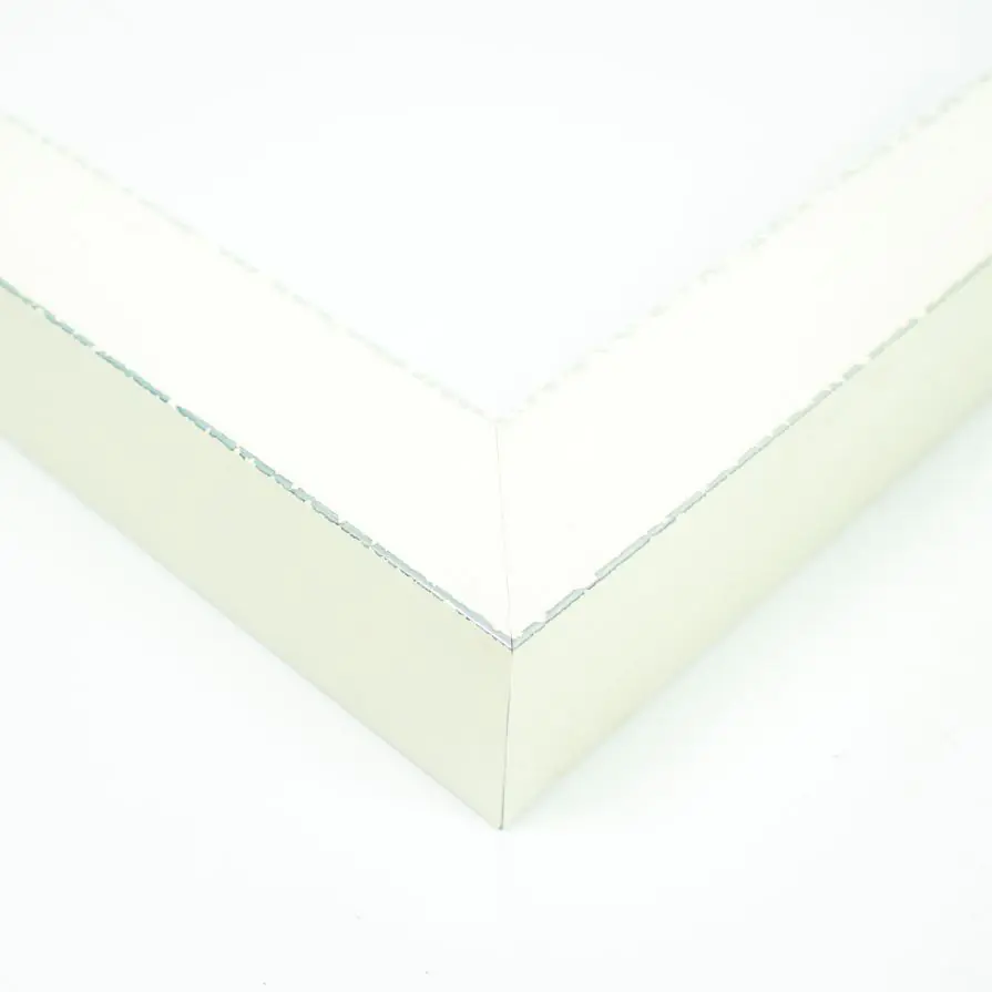 White Wood Shadow Box Corner