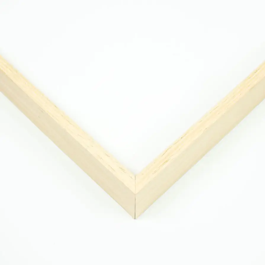 Unfinished Wood Shadow Box Corner