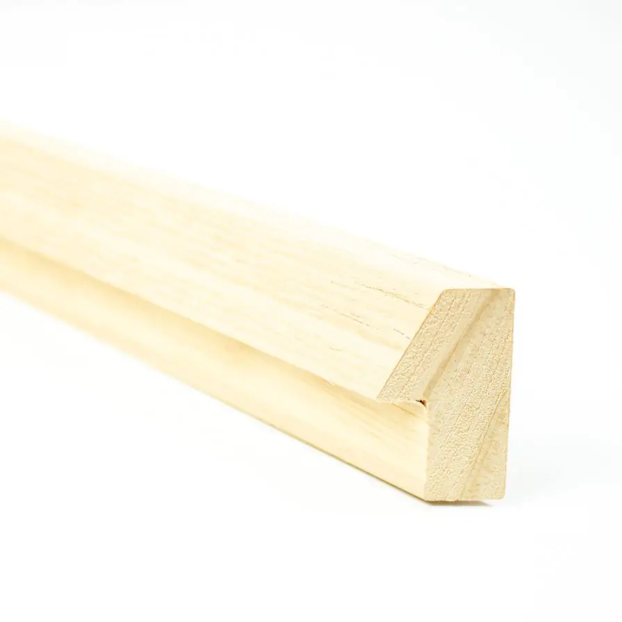 Unfinished Wood Shadow Box Corner