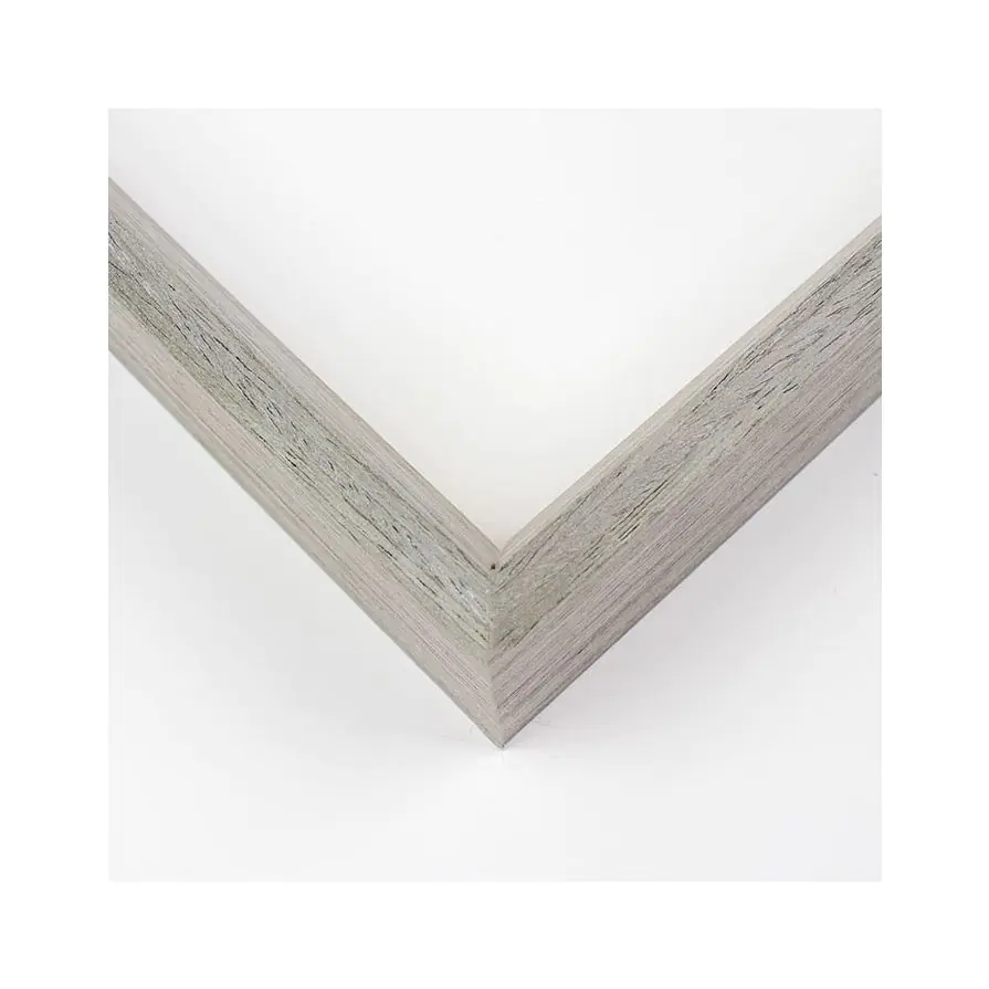 Grey Wood Shadow Box Corner