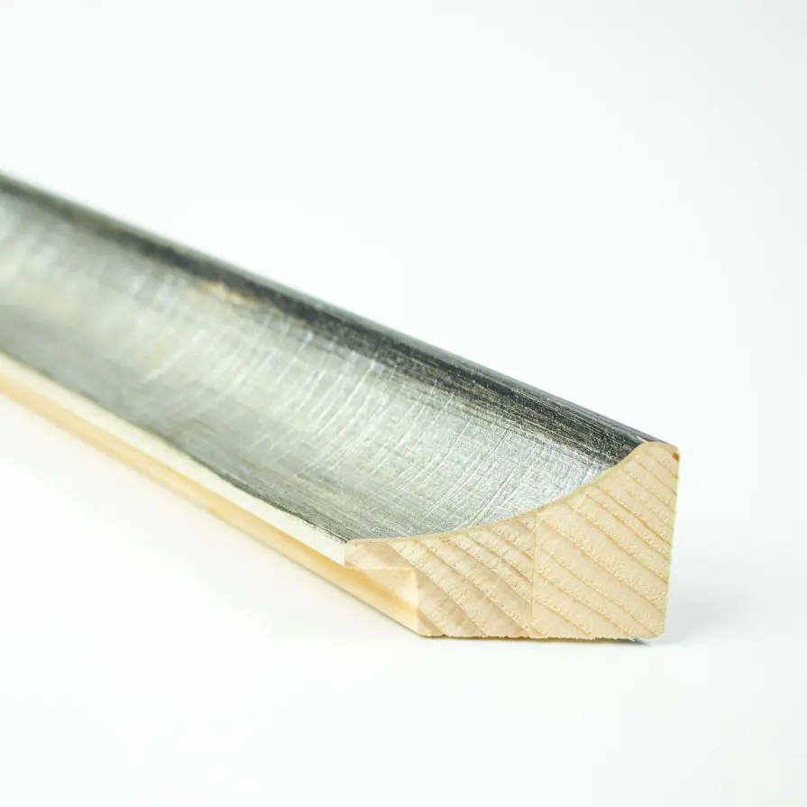 Silver Wood Picture Frame Corner